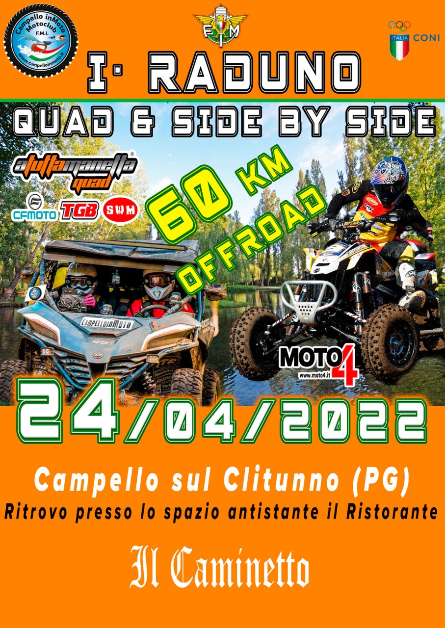 Raduno Quad & Side by Side 24 Aprile 2022